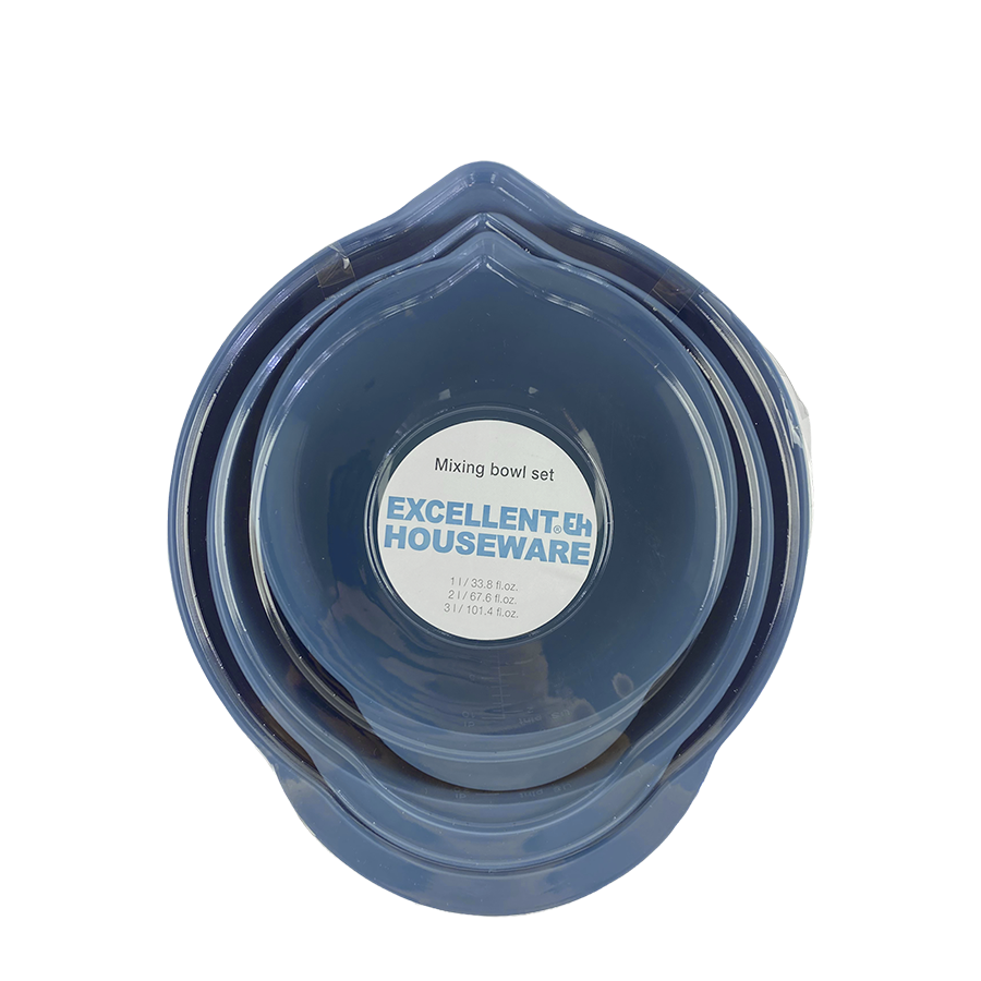 Ngk excellent ensemble d'articles ménagers meom bleu 3 pièces