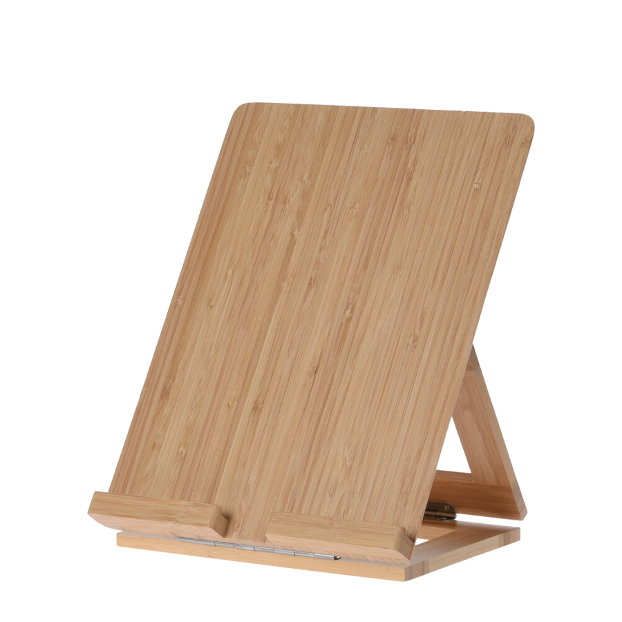 Excellent porte-tablette en bambou 26,5x20cm