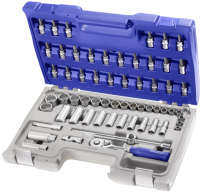 Expert by facom douilles et raccords 3 8 | 61 pièces | dans une valise | e031806 - e031806