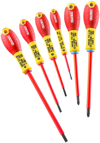 Expert by facom jeu de 6 tournevis isolés fente pz - e160911