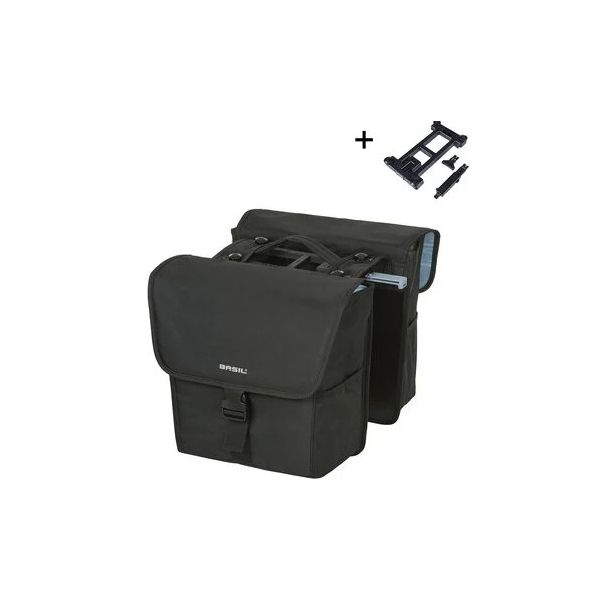 Sac de basilic Go mik double noir 32L