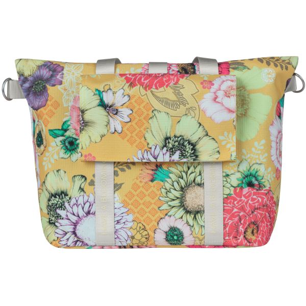 Basil Bloom Field Bicycle Handbag - Durable, compact, jaune