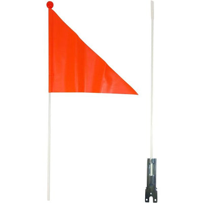 Drapeau de sécurité de bord orange divisible
