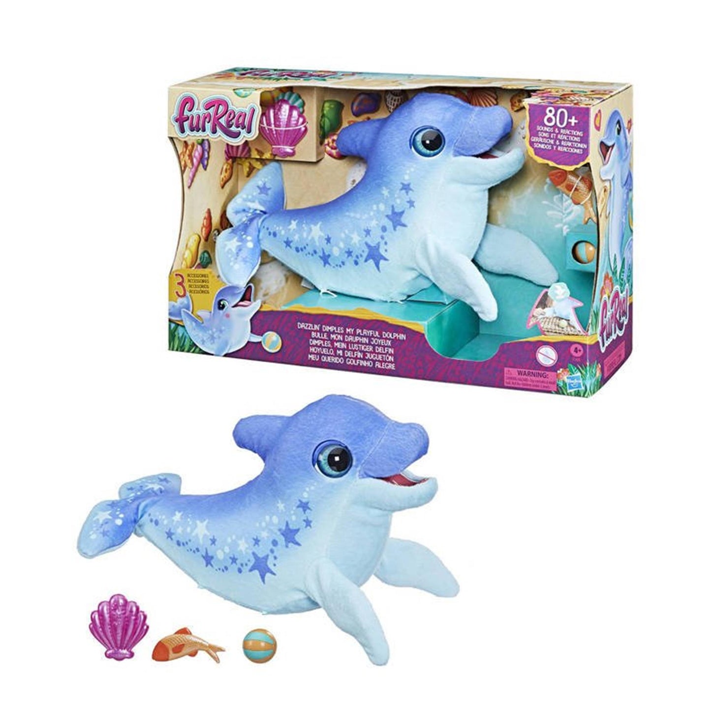 Hasbro FurReal Dazzlin Dimples Mon Dauphin Joueur