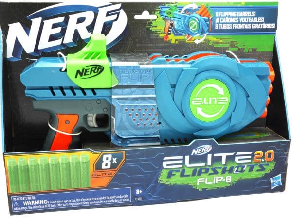 Nerf Flipshots Flip-8 avec 8 flèches