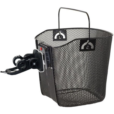 Ventura Panier de vélo amovible avec montage de direction noir