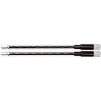 RST FLEX REPLABLE FLEX V-Brake Pipe Light Metal Black (2 pièces)