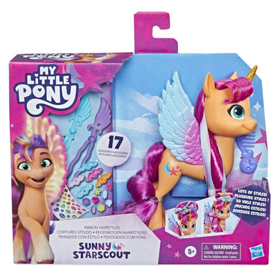 Mon petit poney hasbro mlp, la belle crinière de sunny starscout