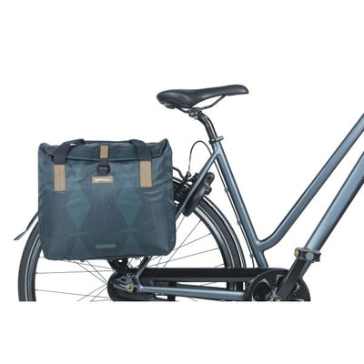 Basil Elegance Bicycle Shopper, Choisissez Green, Unisexe, StadFiets, Estate Bleu