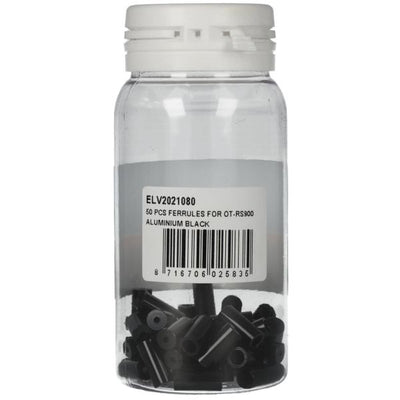 Chapeaux de cabille pour OT-RS900 de Ø3.65 à Ø5,5 mm x 12 mm noir (50 pièces)