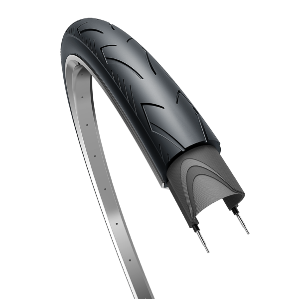 Edge Tire City Range Basic 28 x 1,40 37-622 noir avec réflexion