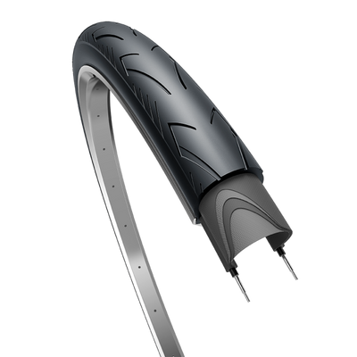 Edge Tire City Range Basic 28 x 1,40 37-622 noir avec réflexion