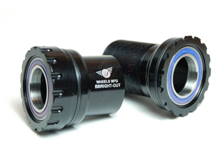 Roues de fabrication roues mfg breakagt bbright shimano 24 mm abec 3 noir