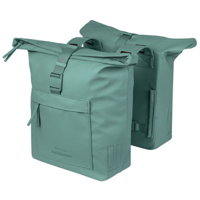 Sacoche de vélo double Basil brooklyn 41l 14 x 30 x 37 cm - vert
