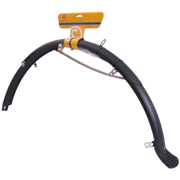 Sunny wheel plastic mudguard set 28-inch matt black 50 mm