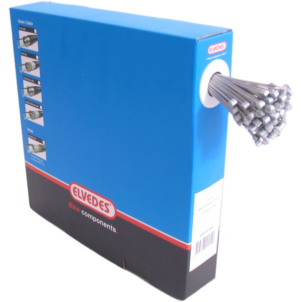 Câble intérieur de frein Elvedes 2000mm acier inoxydable ø1.5mm T-nipple (100 pièces)