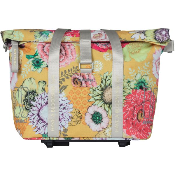 Basil Bloom Field Mik FietShandbag - Geel, compact et durable - 8-11L
