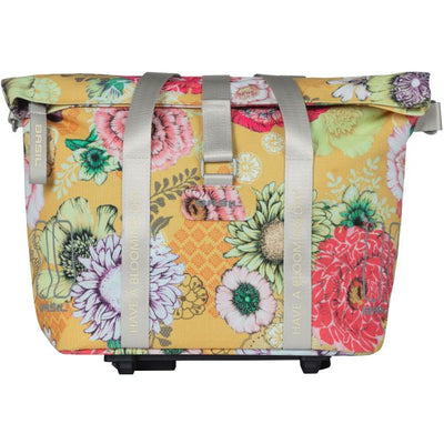 Basil Bloom Field Mik FietShandbag - Geel, compact et durable - 8-11L