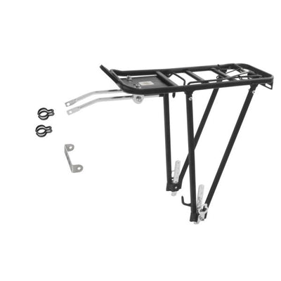 M-wave bagage rack universel, aluminium noir 26 28 pouces (paquet suspendu)
