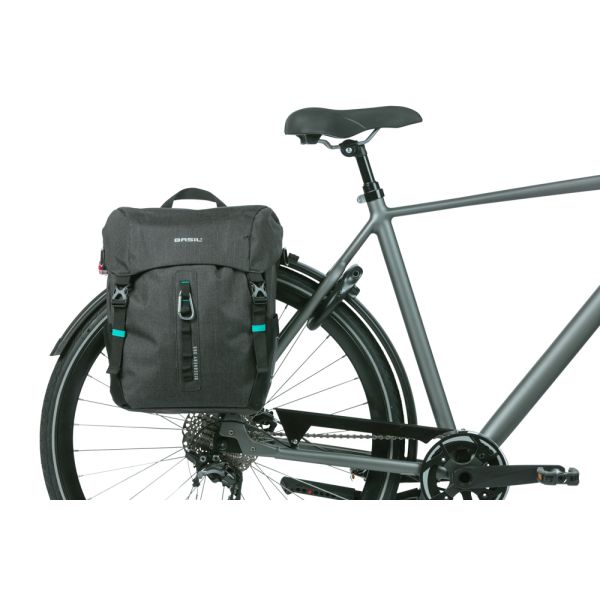 Sac simple basilic découverte 365d l mik 20l 15 x 23 x 35 cm - noir
