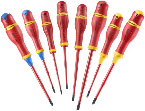 Facom atb.j8tve - jeu de 8 tournevis borneo slim bled - atb.j8tve