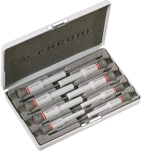 Coffret Facom de 8 tournevis micro-tech - aef.j3