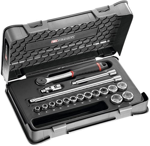 Boîte de prises Facom 6lk 3 8” 18 pièces