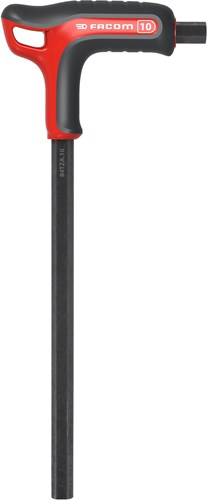 Clés hexagonales Facom 6 pans, tête sphérique ergonomique en T 10 mm