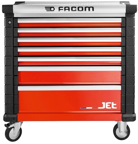 Facom jet desserte à outils 7 tiroirs m4 rouge - jet.7m4a