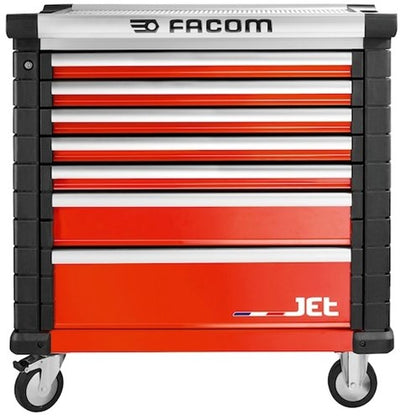 Facom jet desserte à outils 7 tiroirs m4 rouge - jet.7m4a
