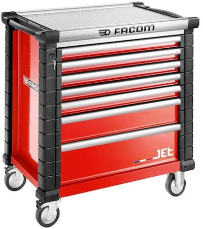 Facom jet desserte à outils 7 tiroirs m4 rouge - jet.7m4a