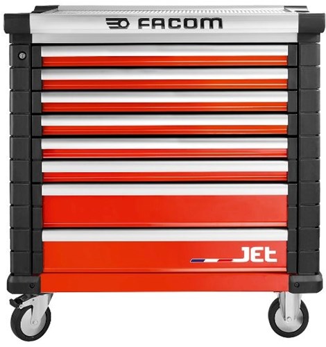 Facom jet+ desserte à outils 8 tiroirs m4 rouge
