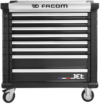 Facom jet+ desserte à outils 8 tiroirs m4 noir