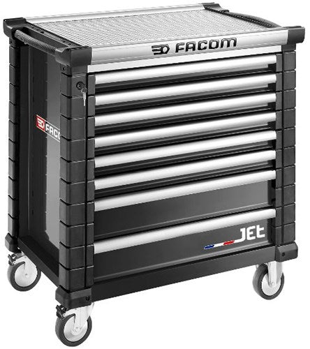 Facom jet+ desserte à outils 8 tiroirs m4 noir