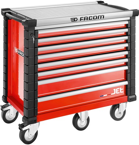 Facom desserte outils jet 8 tiroirs m5 rouge - jet.8m5a - jet.8m5a