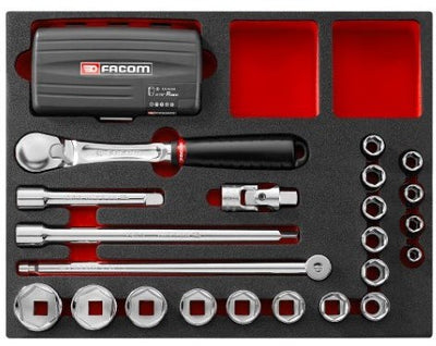 Module matriciel Facom | cliquets et douilles 1 4 - 1 2 | f50031051 f50031051