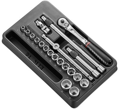 Facom module 3 prises 8" 6 faces - cliquet avec verrouillage - mod.jl171-36