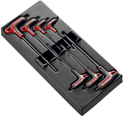 Facom module 7 clés hexagonales torx, poignée en T