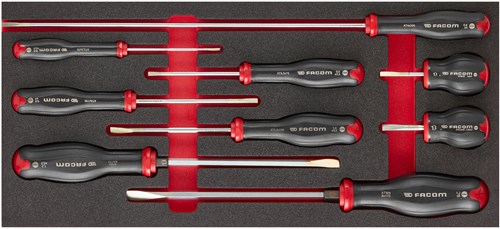Module mousse Facom avec 9 tournevis protwist® - modm.at4pb