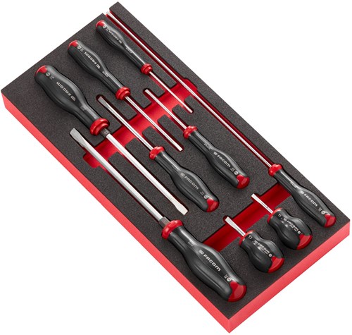 Module mousse Facom avec 9 tournevis protwist® - modm.at4pb