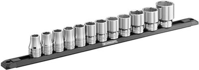 Jeu de douilles Facom ogv® | 1 2" 6 côtés | 12 pièces sur rail - s.40egrppb