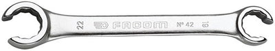 Facom clé polygonale ouverte coudée 15° 19x22 mm l220mm - 42,19x22