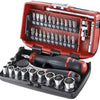 Facom compact 1 jeu de 4 douilles 6 pans 5,5-14mm