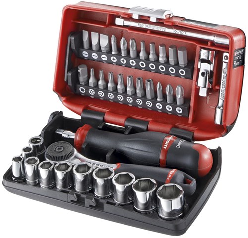 Facom compact 1 jeu de 4 douilles 6 pans 5,5-14mm