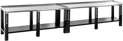 Etabli sur pied Facom | 2m + galvanized worktop - wb2.2000gs