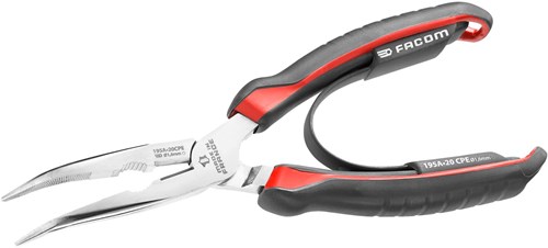 Pince Facom à becs courbes, enduite 20cm