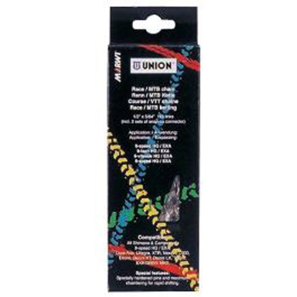 BF1001A Ketting Union 810 1 2x1 32x116 - Chaîne de vélos 116 Liens - Black