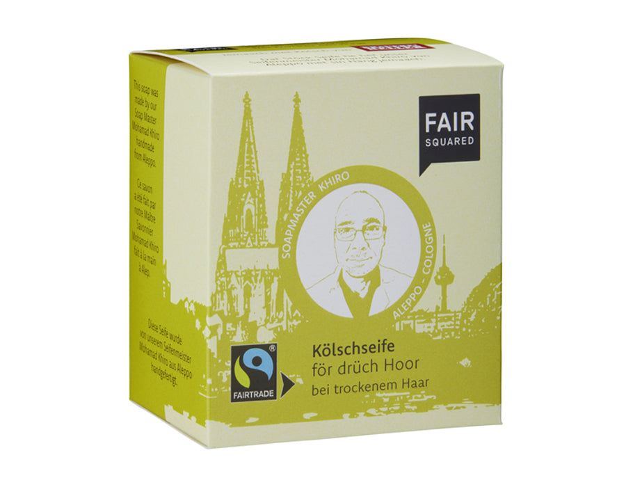 Bar shampooing au carré équitable bière de cheveux secs