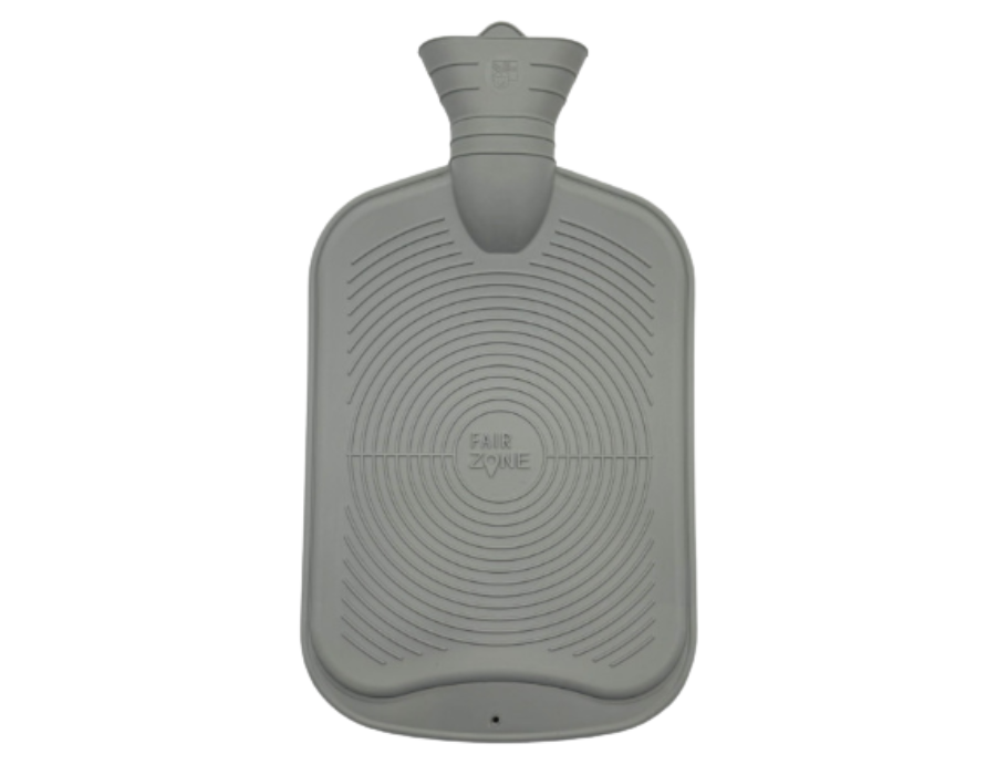 Joug à eau chaude en caoutchouc naturel Fairzone - FSC - 2L - Gray