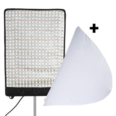 Falcon Eyes Panneau LED Bicolore Flexible RX-12TD 30x45 cm